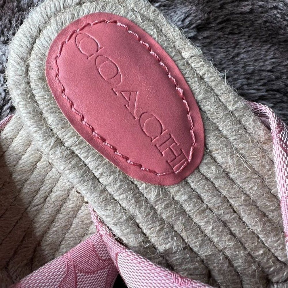 COACH Charli Espadrille Size 5.5 - Picture 7 of 8